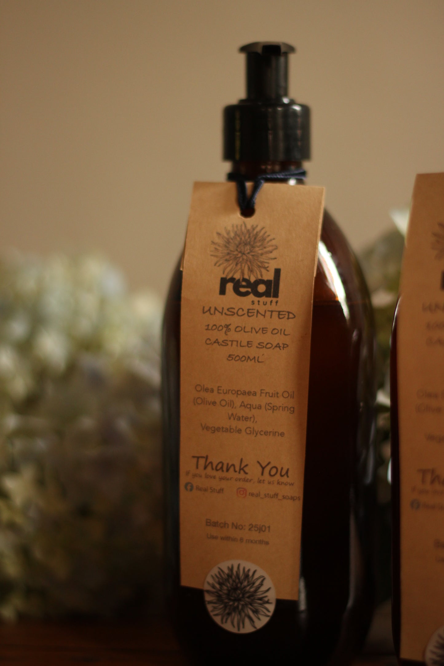 Unscented 100% Castile Soap | 500ml